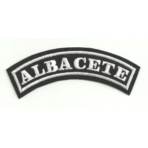 Embroidered Patch ALBACETE 15cm x 5.5cm