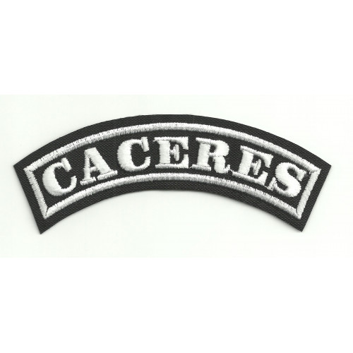 Embroidered Patch CACERES 11cm x 4cm