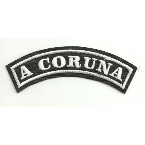 Embroidered Patch A CORUÑA 25cm x 7cm