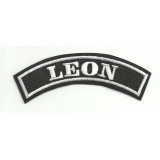 Embroidered Patch LEON  25cm x 7cm