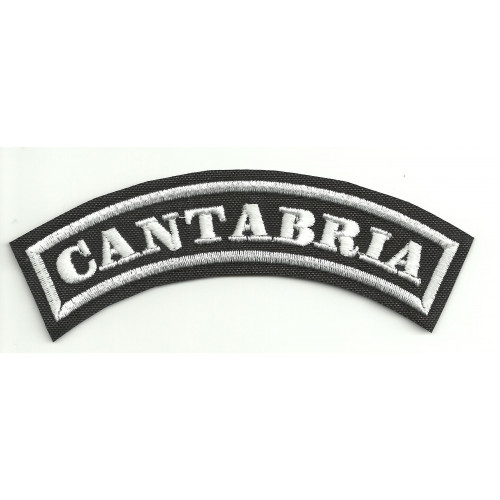 Embroidered Patch CANTABRIA  25cm x 7cm