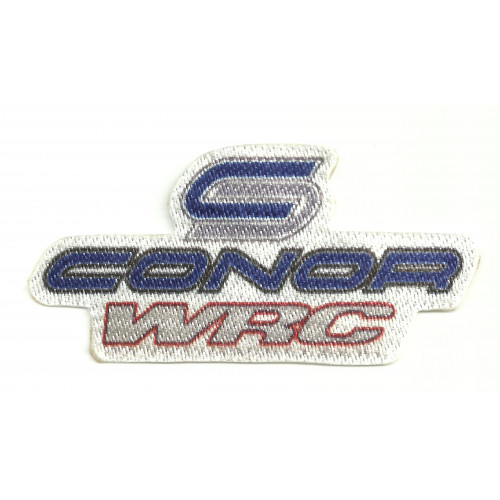 Textile patch  CONOR WRC 9cm x 4,5cm