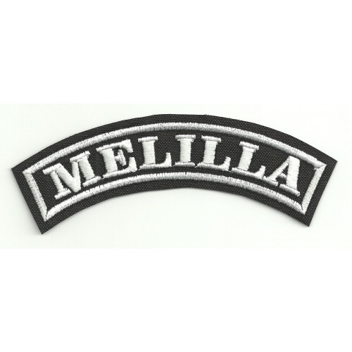 Embroidered Patch MELILLA  25cm x 7cm