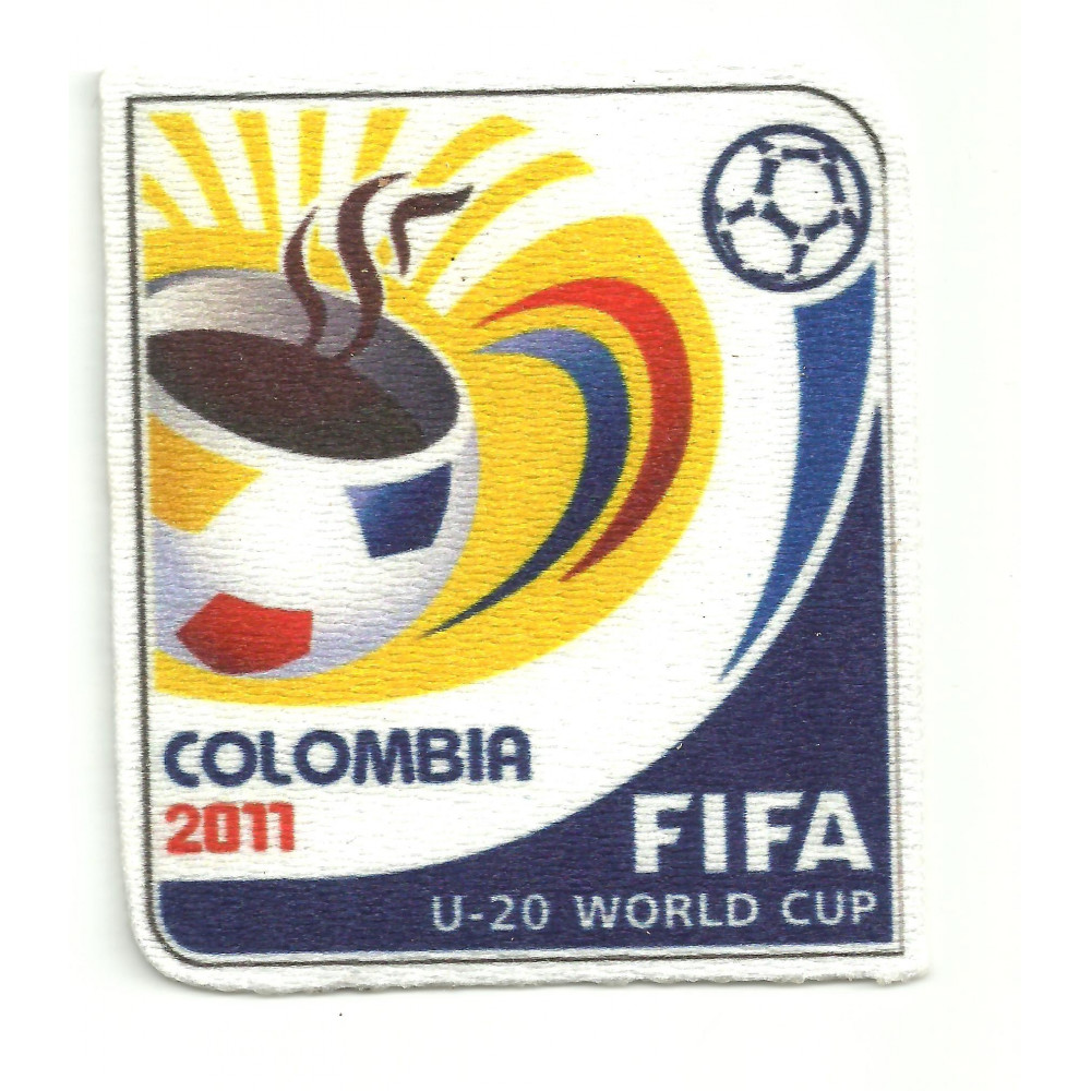 Parche textil COLOMBIA 2011 6,3cm x 7cm