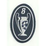 Embroidery patch  8 CUPS CHAMPIONS 5CM X 7,5cm