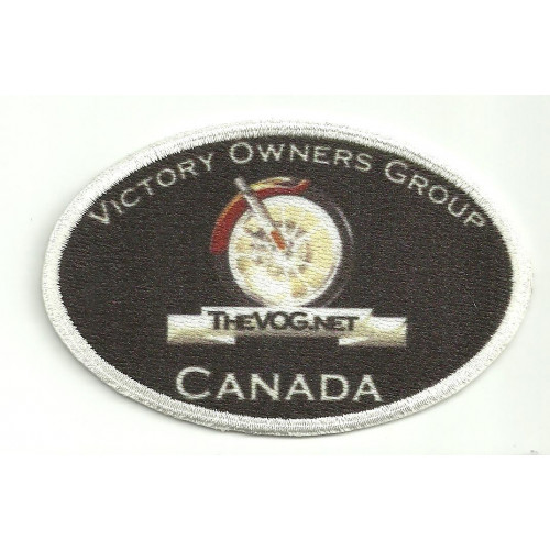 embroidery patch VICTORY MOTORCYCLES CANADA 20cm x 13,75cm