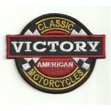 embroidery patch VICTORY MOTORCYCLES CLASIC  22,5cm x 18,75cm