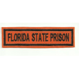 Parche bordado FLORIDA STATE PRISON  10cm x 2.8cm