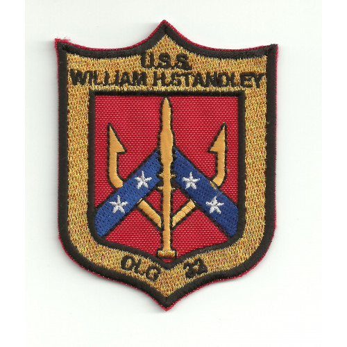 Parche bordado TOP GUN  U.S.S. WILLIAM. H. STANDLEY 6cm x 7.5cm