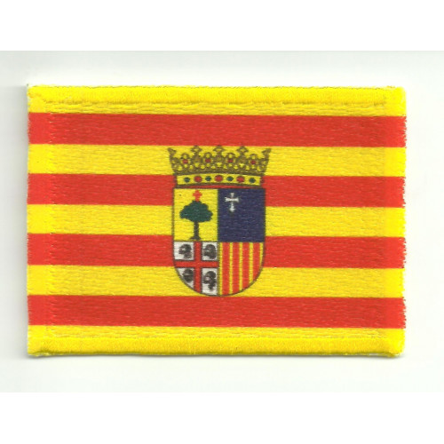 Patch embroidery FLAG ARAGON 4CM X 3CM