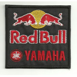 Patch embroidery RED BULL YAMAHA 8cm x  7,5cm