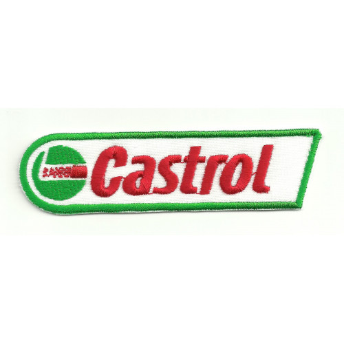 Parche bordado CASTROL 27cm x 8cm