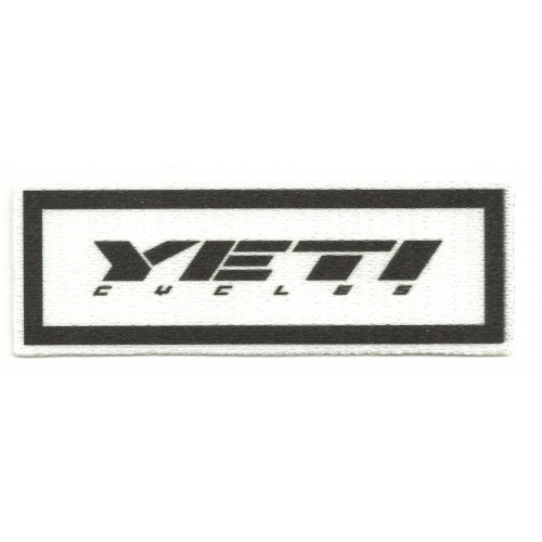 Textile patch YETI CYCLES  9cm x 3cm