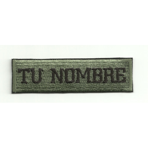Embroidery Patch MILITARY WITH YOUR NAME 14cm x 4,2cm NAMETAPE