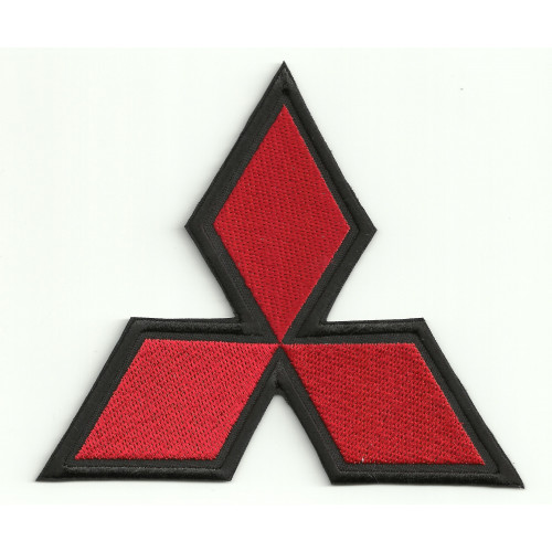 Patch embroidery MITSUBISHI LOGO  9cm x 7.5cm