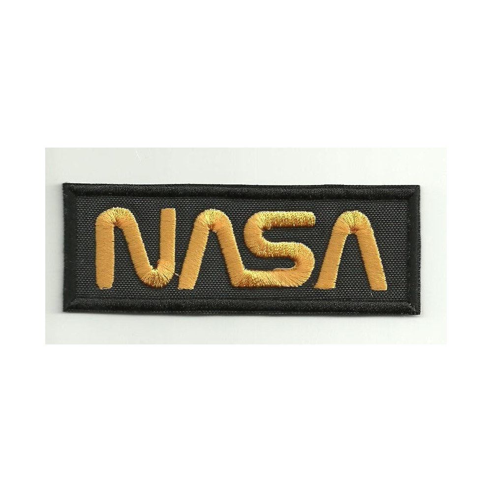 Parche bordado NASA NEGRO 9cm x 3,5cm