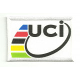 Embroidery patch and textile UCI UNION CYCLISTE INTERNATIONALE  7cm x 5cm