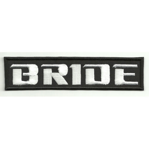 Patch embroidery BRIDE  14cm x 3cm