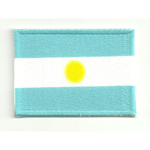 Parche bordado y textil  ARGENTINA 7CM x 5CM