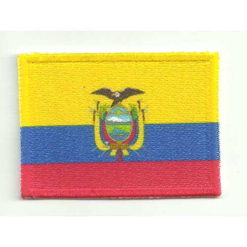 Parche bandera ECUADOR  4cm x 3cm