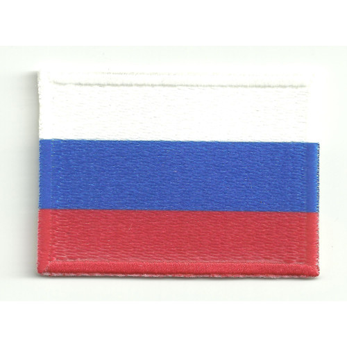 Patch embroidery FLAG  RUSSIA  7cm x 5cm