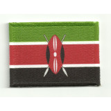 Patch embroidery and textile FLAG KENYA  7cm x 5cm