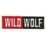 Embroidery  patch WILD WOLF 10cm x 3cm