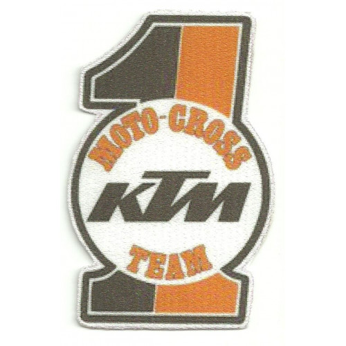 Parche textil KTM MOTO CROS  7,5cm x 11cm