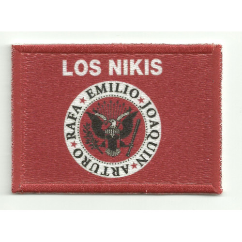 Textile and emmbroidery  patch LOS NIKIS  7cm x 4cm