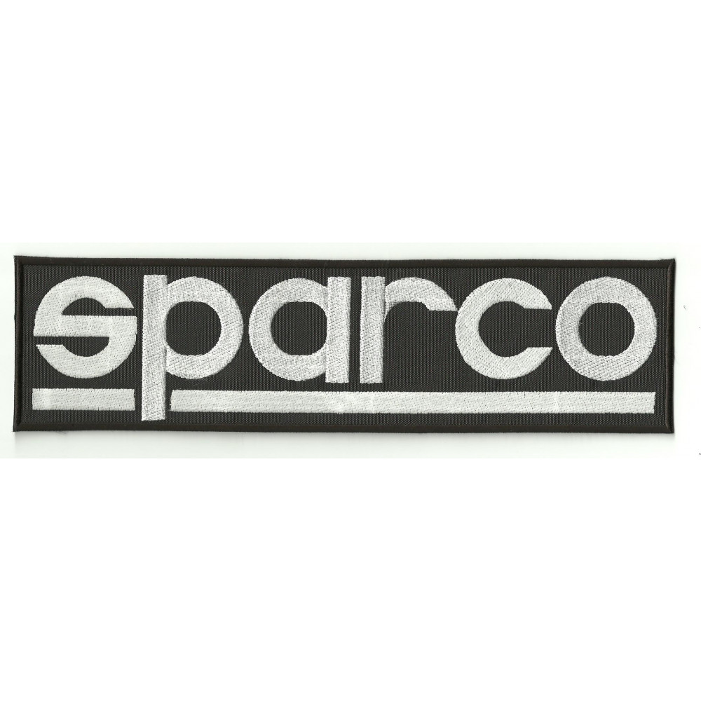 Patch embroidery SPARCO BLACK 25cm x 7cm