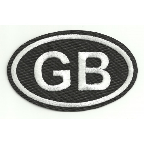 Patch embroidery  GB  9,5cm x 6cm