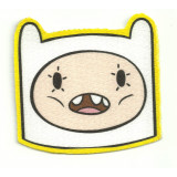 Parche textil FINN ADVENTURE TIME  7,5cm x 7,5cm