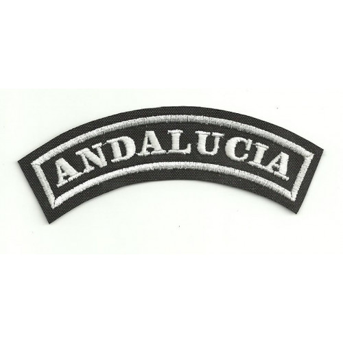 Embroidered Patch ANDALUCIA  15cm x 5.5cm