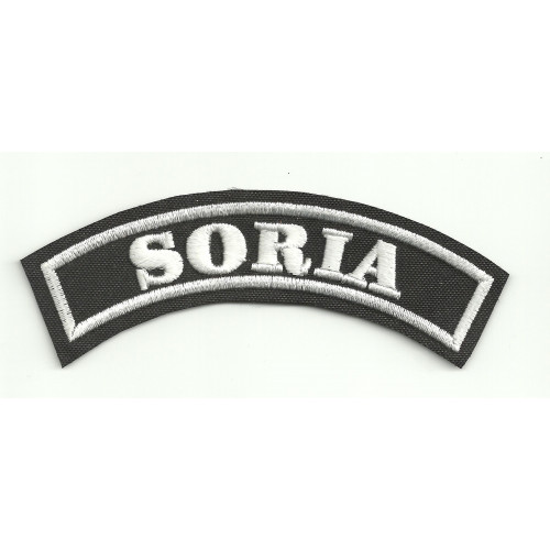 Embroidered Patch SORIA 11cm x 4cm