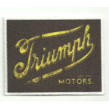 Patch textile TRIUMPH MOTORS CUADRADO 7cm x 5,5cm