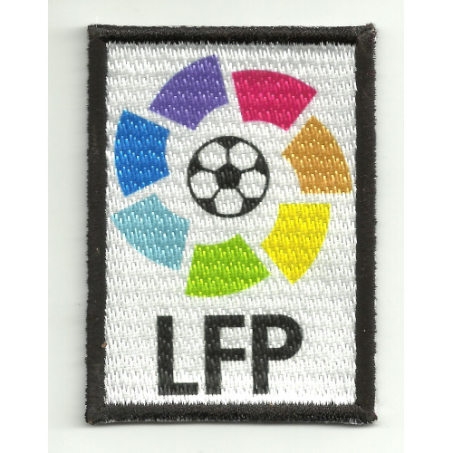 Textile and embroidery patch LFP negro 5cm x 7cm