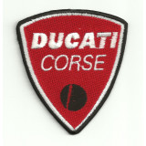 Patch embroidery DUCATI CORSE RED 7CM X 7,8CM