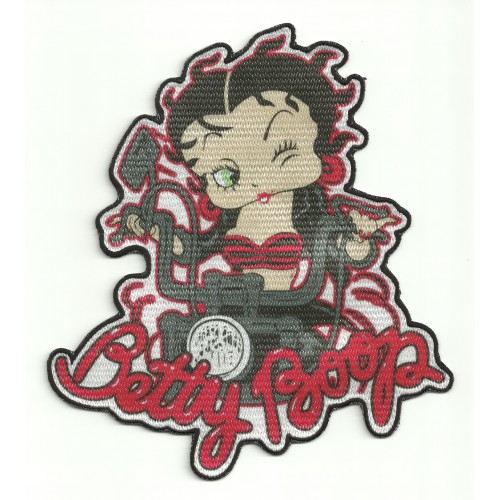 Patch  embroidery and textil BETTY BOOP COMBINADA  18cm x 20cm
