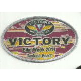 Parche bordado y textil VICTORY BIKE WEEK 10cm x 6cm