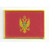 Patch embroidery FLAG MONTENEGRO  7cm x 5cm