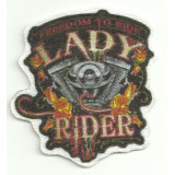 Parche textil LADY RIDER 7cm x 7cm