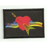 Textile and emmbroidery  patch TOM PETTY 7cm x 4cm