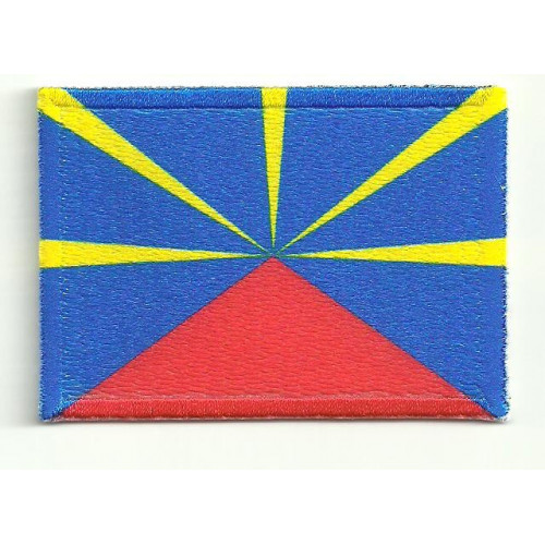 Patch embroidery and textile REUNION ISLAND 5CM x 3CM