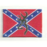 Embroidery and textile patch BROWNING CONFEDERATE 4cm x 3cm