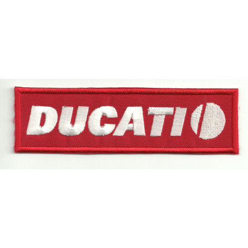 Patch embroidery DUCATI 12cm x 3,5cm