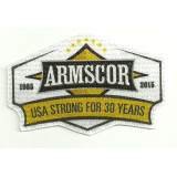 Textile patch ARMSCOR 30 YEARS 9cm x 6cm