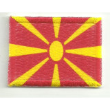 Parche bordado y textil MACEDONIA 4CM x 3CM