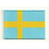 Patch embroidery and textile FLAG SWEDEN 4CM x 3CM