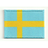 Patch embroidery and textile FLAG SWEDEN 7CM x 5CM