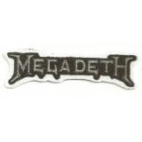 Textile patch MEGADETH 8cm x 2,5cm